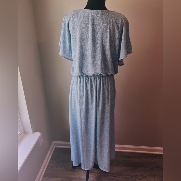 Sienna Sky Blue Dress w/Tie in Front - Picture 3 of 3